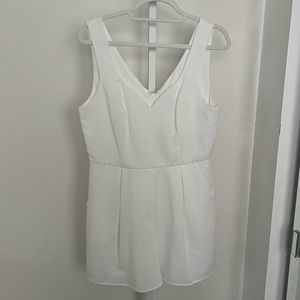 Francesca’s White Romper